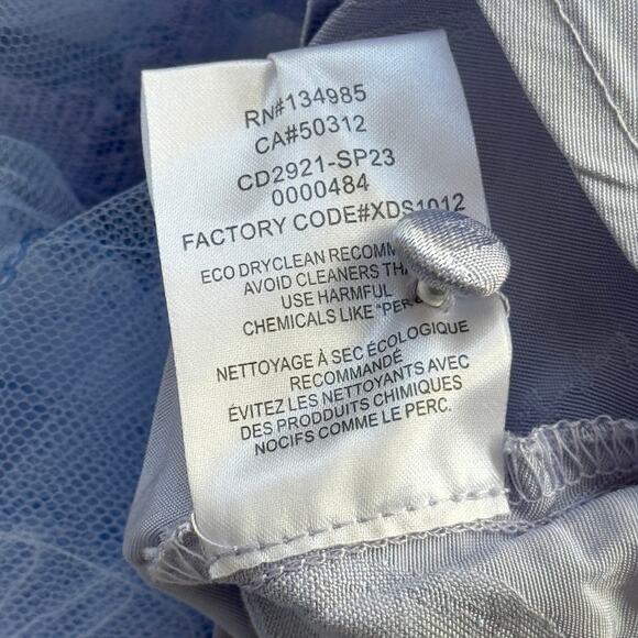 For Love & Lemons Presley Mini‎ Dress Periwinkle Blue Size Small NWT - Picture 12 of 12